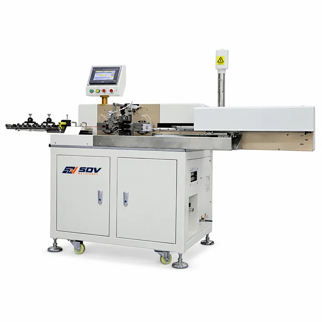 स्वचालित डबल साइड वायर टिनिंग/सोल्डरिंग मशीन EW-21F