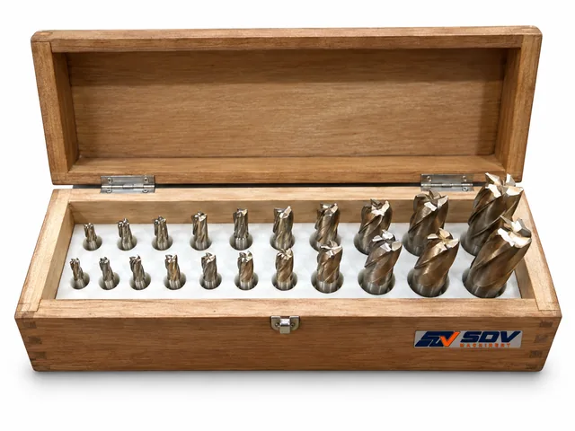 Titanium coated end mill set 20pcs