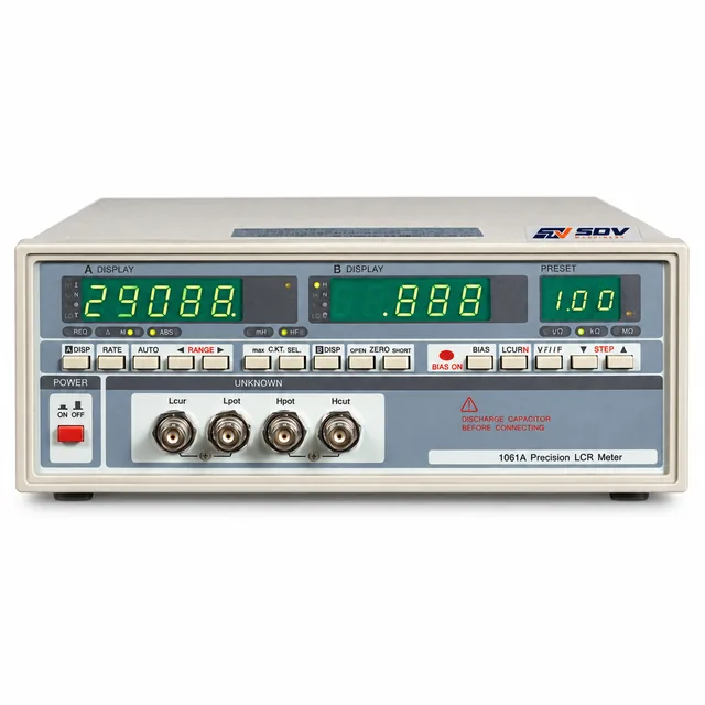 200KHZ उच्च स्तरीय सटीकता डिजिटल LCZ LCR मीटर SS1061A