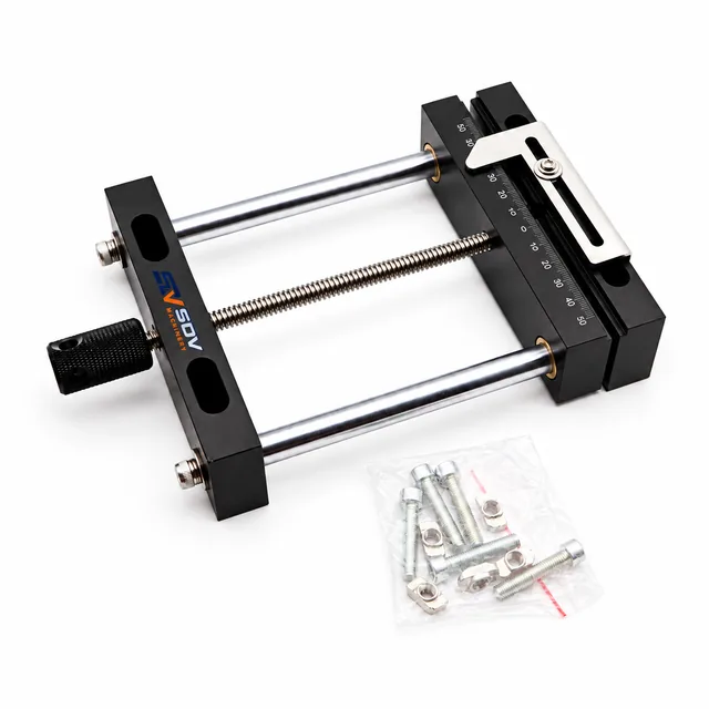 CNC 虎钳铝平钳虎钳 - 150x257mm QGG 平行钳口，适用于木材/金属