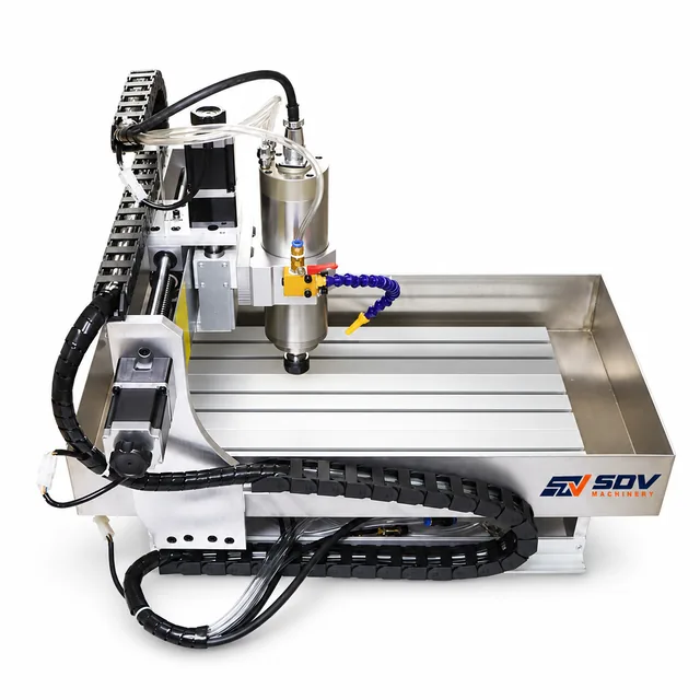CNC 3040 木工铣机 - 2200W 主轴 4 轴金属雕刻机