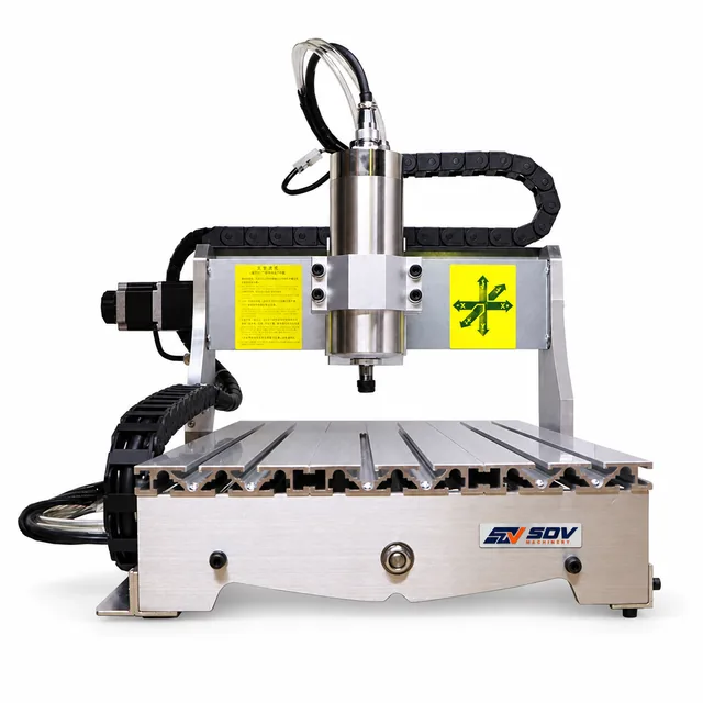 MACH3 USB CNC 6040 路由器 - 金属钢 3D 铣削 4 轴 2200W