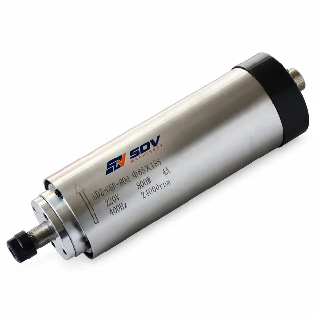 CNC 220V Air Cooling Spindle 800W-2200W - 65/80mm Diameter, ER11/16/20 Collet