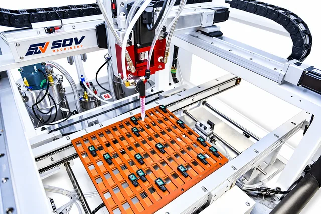 Panoramic Vision Auto AB Epoxy Resin Dispensing Machine - Glue Fill
