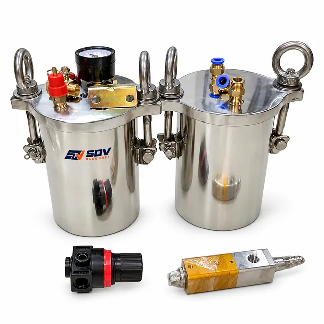 Pneumatique 2-Component Glue Dispenser - Polyurethane Resin Digital