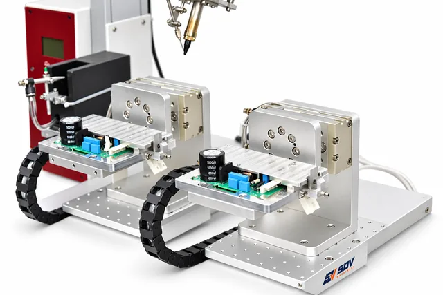 Taozi Double Platform Auto Weld Solder Station - Rotary Glasses Robot