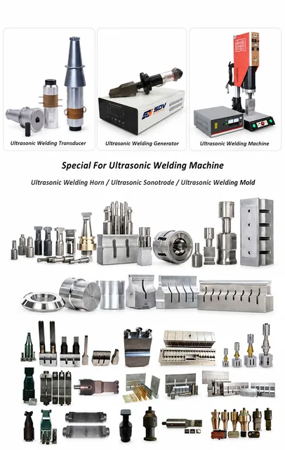 Custom Ultrasonic Mask Welding Machine Titanium Horn - 20khz/15khz Steel Horn