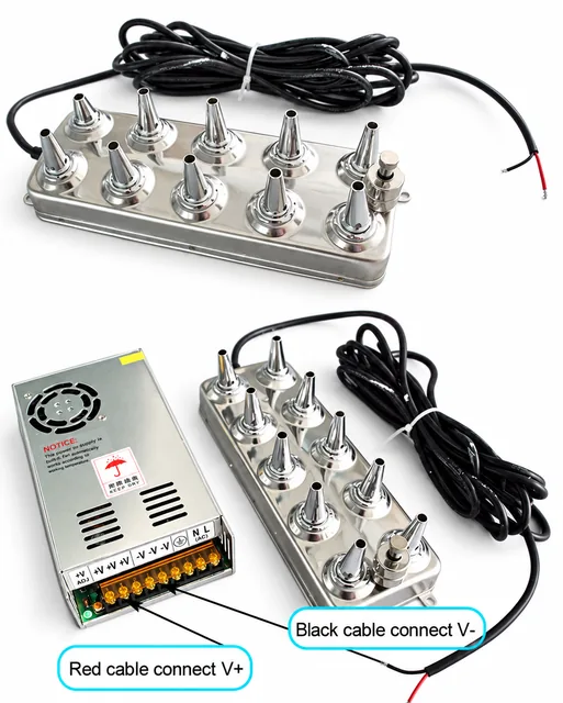 Humidifier Spare Parts 6/10/12 Head - Water Atomizer 10 Disc Ultrasonic Mist Fogger