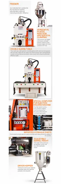 C Type Vertical Injection Moulding Machine - Dc/Ac Power Plug Making