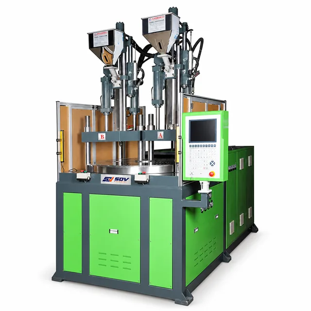 Two Color Handle Coating Molding Machine: Vertical Tool Handle Plastic
