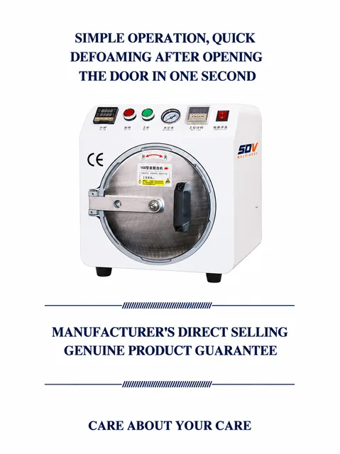 LCD Air Bubble Remover - OCA Defoaming Machine 15/10/8 Inch Touch Screen Repair