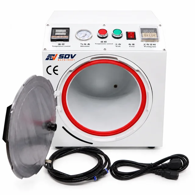 LCD Bubble Remover Machine - High Pressure Screen Renovation, External Pump Needed