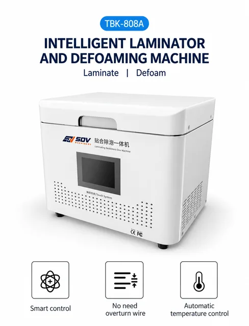 TBK-808A 13 Inch Laminating & Bubble Removing Machine - iPhone/iPad Repair