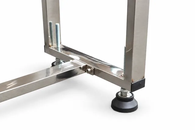 1500mm Food Grade Conveyor Belt - Double Buffles Bottle Sticker Laser