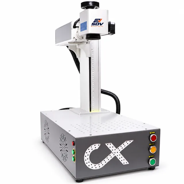 Auto Focus Fiber Laser Marking Machine - 100W Metal Business Cards