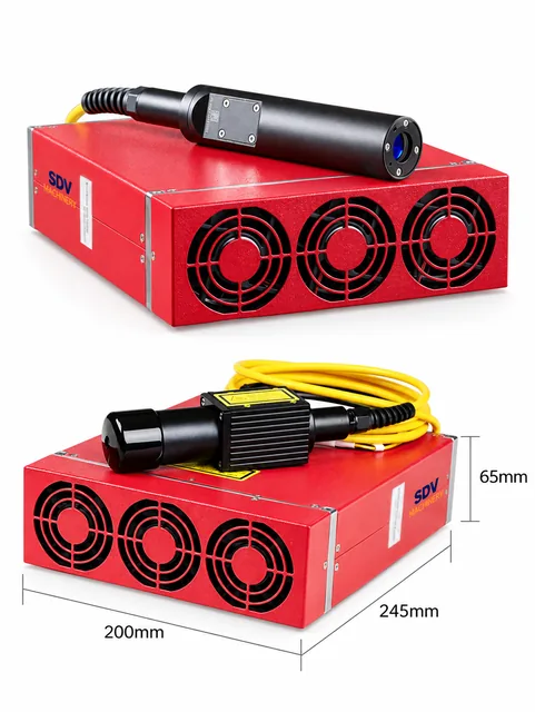 Galvo Laser JPT MOPA M7 60W - Color Metal Rotary Axis Raycus 70W
