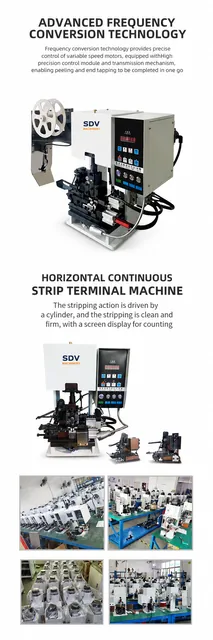 Automatic Cable Cutting & Crimping Machine - Wire Stripping Terminal XCX-4T