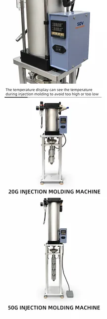 Desktop Vertical Injection Molding Machine - USB Plug, No Mold Needed Mini-35