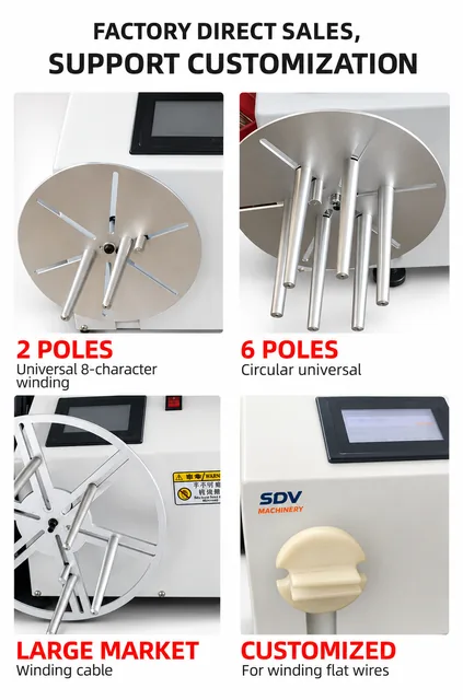 Economic Button Winding & Tying All-in-One Machine - USB Data Cable