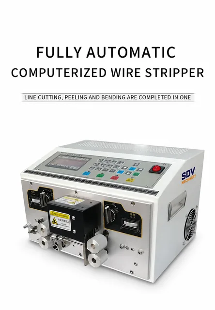 High-Precision Wire Cable Stripping & Cutting Machine - 0.1-16mmÂ² BV/BVR XCXS-688