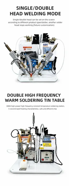 Semi Automatic Soldering Machine - USB Data Cable, Double Head XCX009