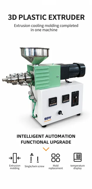Single Screw 3D Printer Plastic Filament Extruder - Better Quality