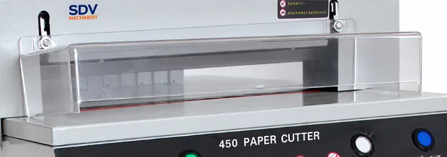 450VS+ Electric Paper Cutter: Automatic Infrared Laser 450mm