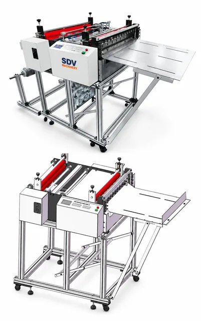 SG-YHD-1000LS 卷对单切纸机：1000mm 重型薄膜