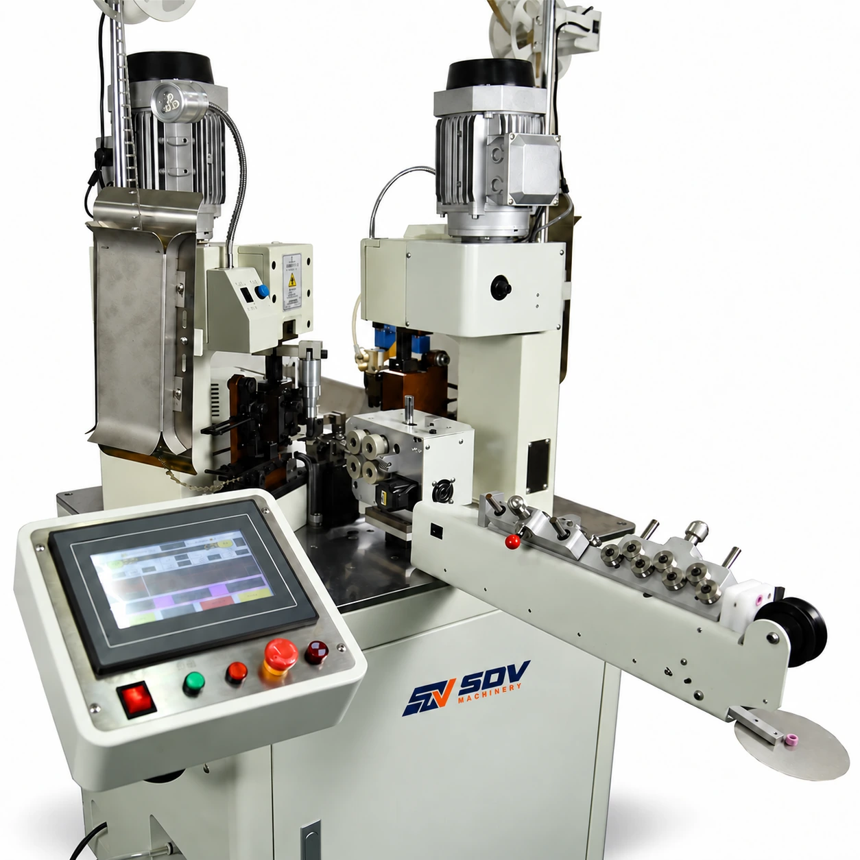 SDV-HS-T210 电动全自动2面端子压着机 切剥线端子压着机 两头