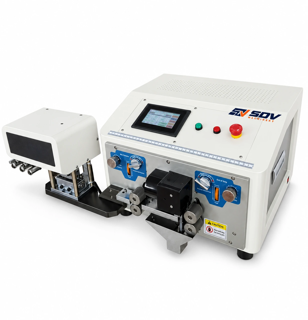 带状电缆 2-12 针扁线剥线机 - 高速 850W FFC SDV-ST-812
