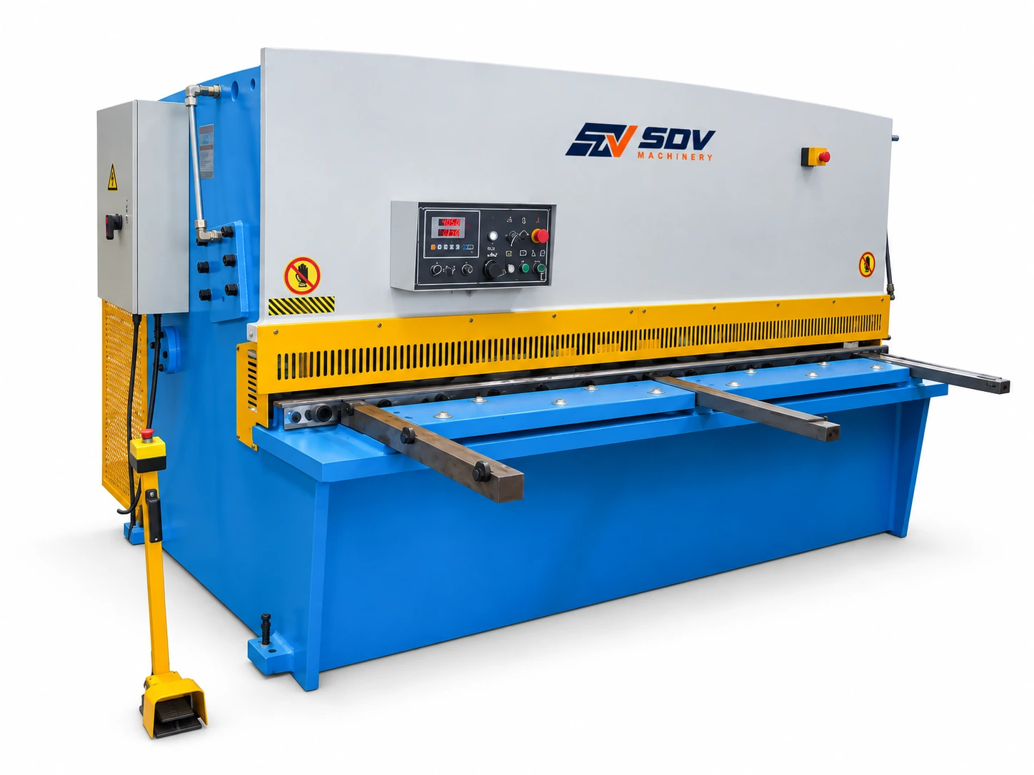 SDV-QC12Y-10X2500 Hydraulic Swing beam shearing machin
