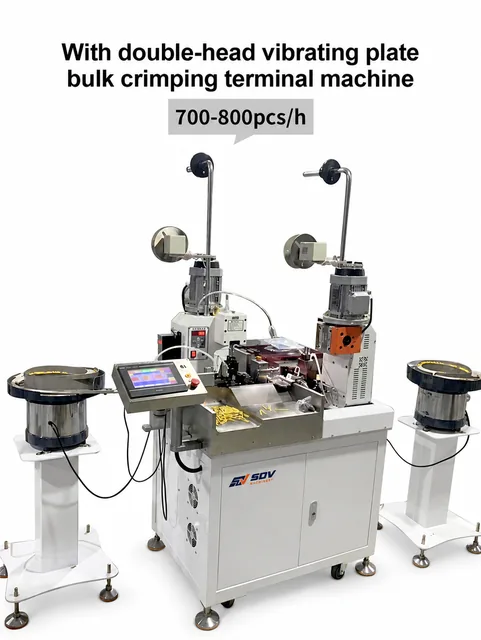 Automatic Servo Double Terminal Wire Crimping Machine BORX-02