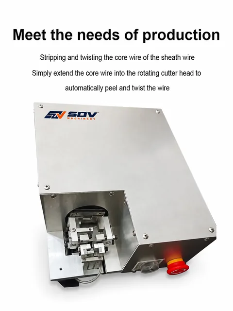 Rubber Wire Peeling & Twisting Machine - 2.5mmÂ² BORX-312X
