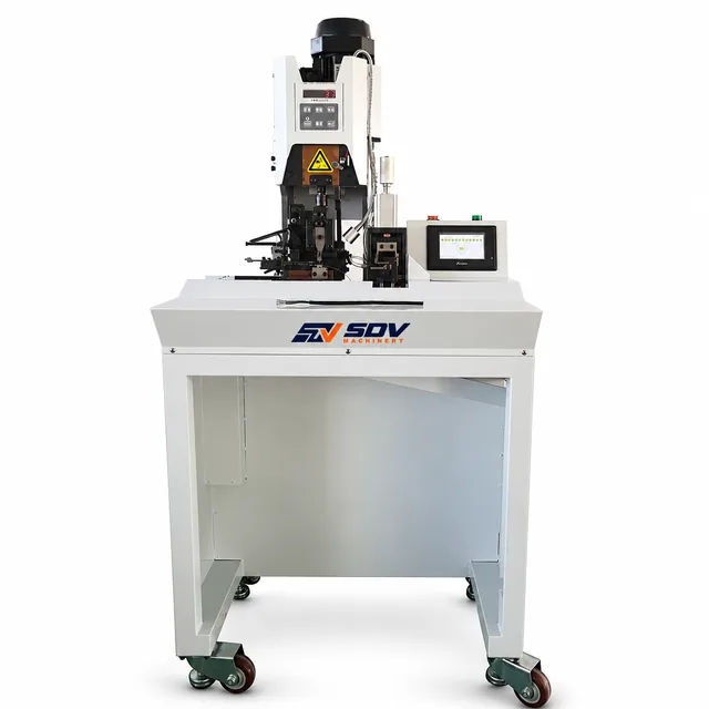 Automatic Multi-Core Cable Stripping & Crimping Machine - X-CM102B Sheathed