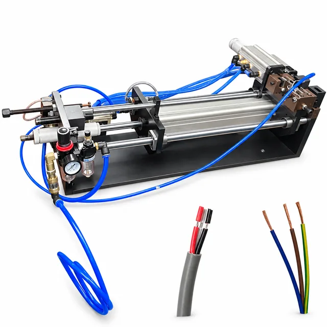 HS-315CS Pneumatic Wire Peeling Machine - Inner/Outer Cable Strip 15mm