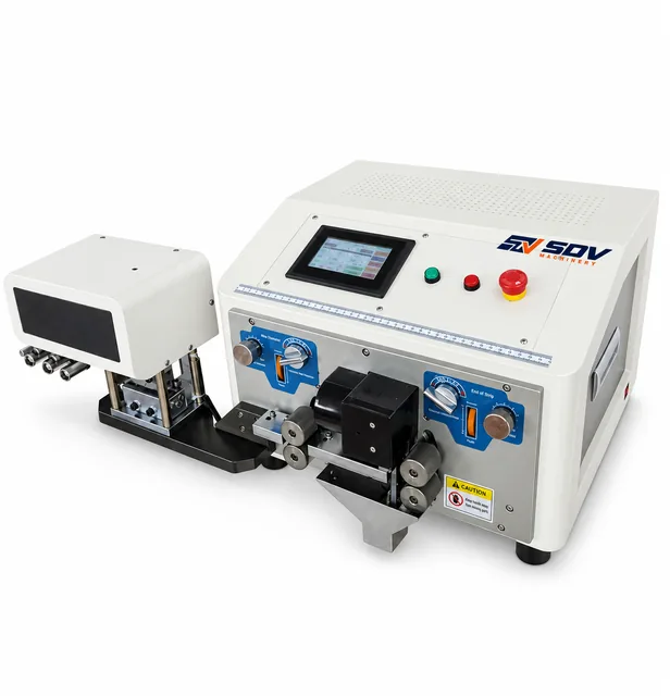 Ribbon Cable 2-12 Pin Flat Wire Stripping Machine - High Speed 850W FFC ST-812