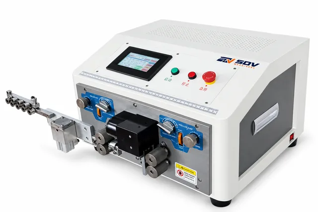 ST-802 Flat Wire (2P) Stripping Machine - Touch Screen 2-Pin Cable Cutting