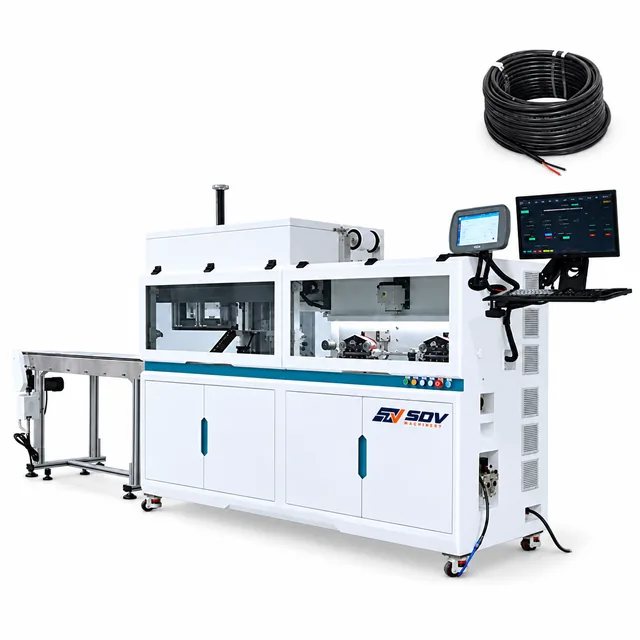 Automatic Long Cable Cutting Stripping Winding Tying Machine (2.5 - 120 mm²) EW-3440