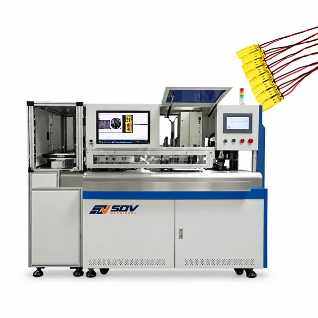 Fully Automatic Double-Ended Cut-Strip-Crimp & Single-End Seal Insertion Machine (0.3–2.5 mm²) EW-9970