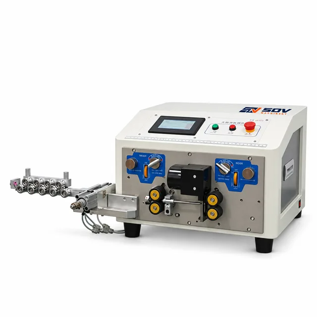 Automatic Wire Stripping Machine with Mid-Strip (0.1–6 mm²) EW-3430