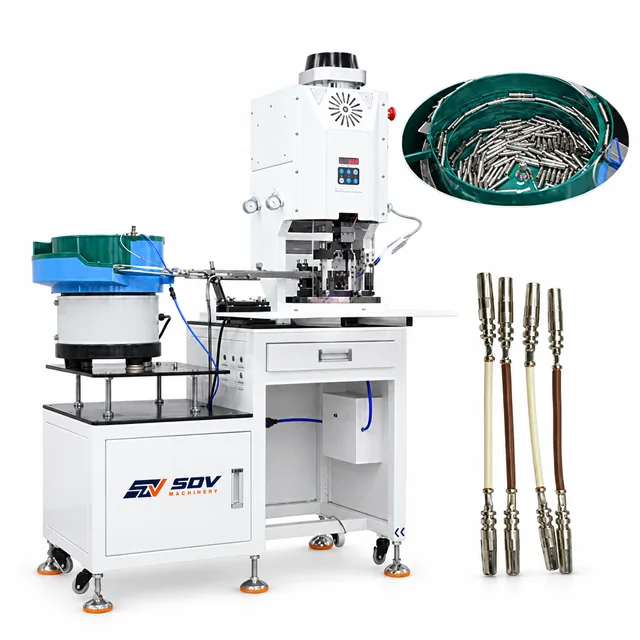Bulk Terminal Vibrating Feeder Crimping Machine (8T) EW-5055-8T