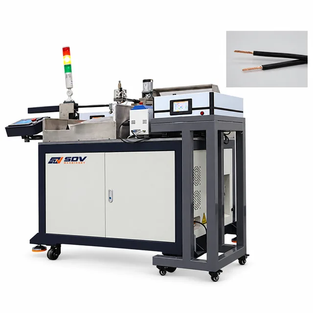 Full Automatic Double-Side Ultrasonic Wire Welding Machine (0.5–6.0 mm²) EW-9375