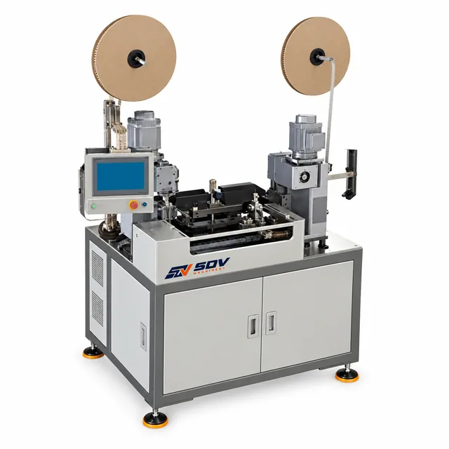 Fully Automatic Multi-Core Wire Double-Head Terminal Crimping Machine EW-9595