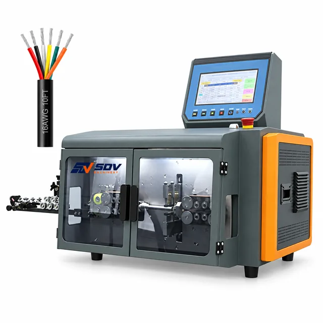 Automatic Multi-conductor Cable Cutting & Stripping Machine(0 - 18 mm) (0.5 - 35 mm²) EW-05B+