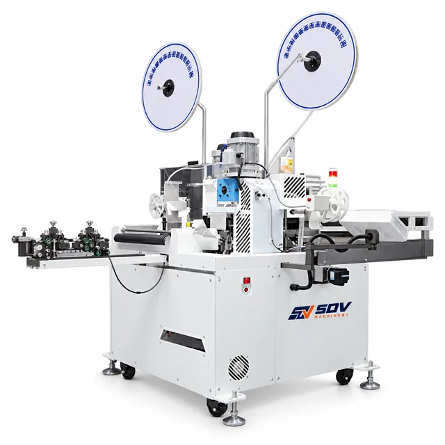 Fully Automatic 5–8 Line Double-Ended Terminal Crimping and Tinning Machine EW-9370