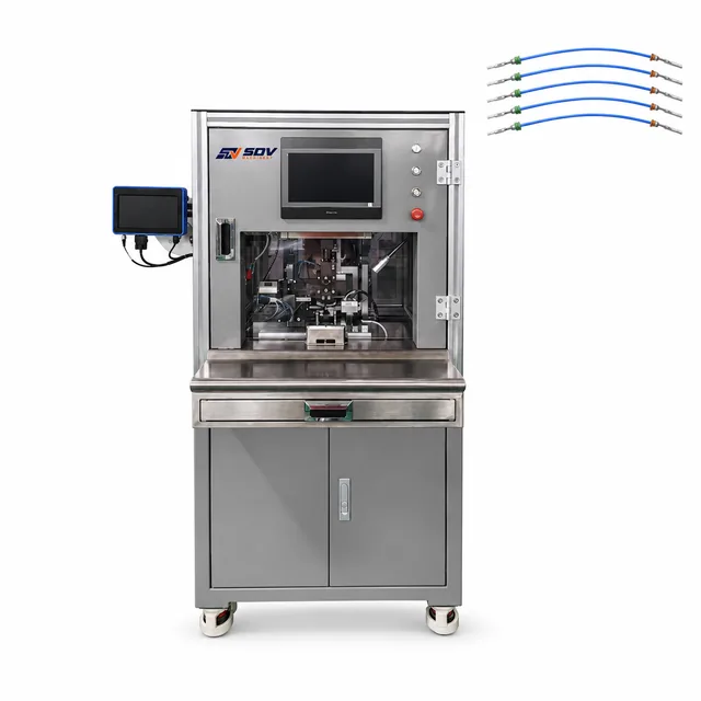 Fully Automatic Wire Stripping Waterproof Plug Insertion and Terminal Crimping Machine EW-9510