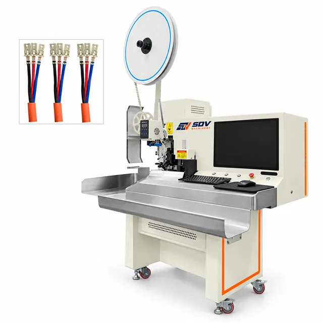 एमईएस सर्वो वायर स्ट्रिपिंग और क्रिम्पिंग मशीन EW-5570