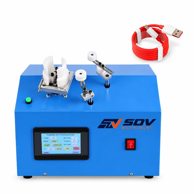 शेप डेटा केबल वाइंडिंग एंड बाइंडिंग मशीन EW-2095