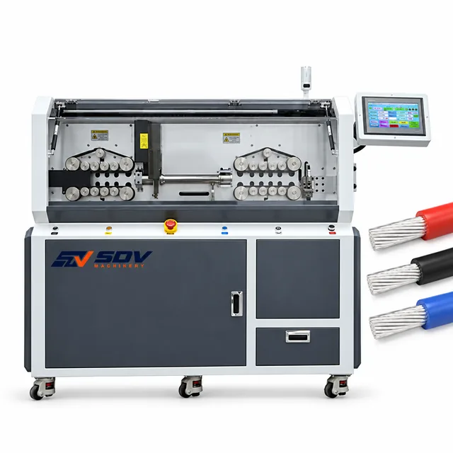 Fully Electric Automatic Large Cable Cutting and Stripping Machine (16-300mm²) EW-3205