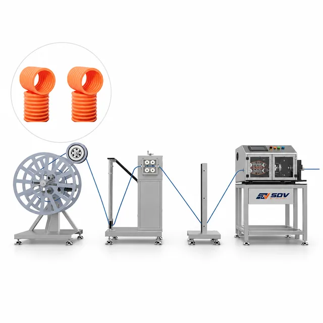 Fully automatic computer corrugated pipe cutting machine EW-1320